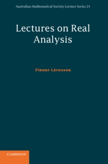 Lectures on Real Analysis