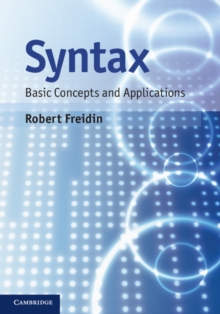 Syntax : Basic Concepts and Applications