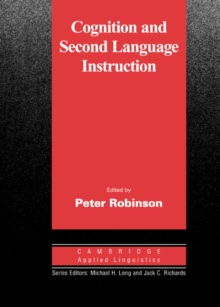 Cognition and Second Language Instruction