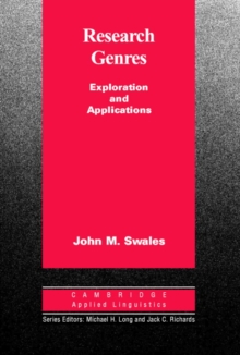 Research Genres : Explorations and Applications