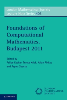 Foundations of Computational Mathematics, Budapest 2011