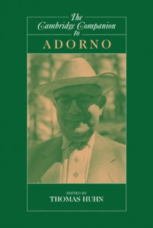 Cambridge Companion to Adorno