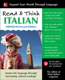 Read & Think Italian, Premium Second Edition, Paperback Book Read & Think Italian, Premium Second Edition, Paperback Book
