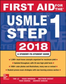 First Aid for the USMLE Step 1 2018, Paperback / softback Book First Aid for the USMLE Step 1 2018, Paperback / softback Book