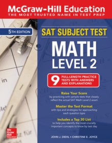 McGraw-Hill Education SAT Subject Test Math Level 2, Fifth Edition, Paperback / softback Book McGraw-Hill Education SAT Subject Test Math Level 2, Fifth Edition, Paperback / softback Book