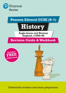 Pearson REVISE Edexcel GCSE (9-1) History Anglo-Saxon and Norman England Revision Guide and Workbook: For 2024 and 2025 assessments and exams - incl. free online edition (Revise Edexcel GCSE History 1