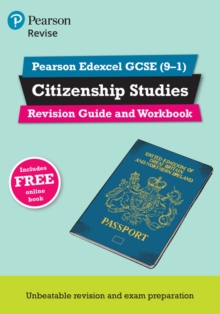 Pearson REVISE Edexcel GCSE (9-1) Citizenship Revision Guide and Workbook: For 2024 and 2025 assessments and exams - incl. free online edition (Revise Edexcel GCSE Citizenship Studies 16)