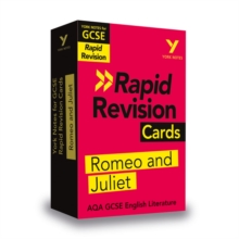 York Notes For AQA GCSE Rapid Revision Cards: Romeo And Juliet Catch up, Revise And Be Ready For And 2023 And 2024 Exams And Assessments