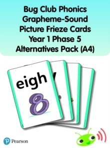 Bug Club Phonics Grapheme-Sound Picture Frieze Cards Year 1 Phase 5 alternatives (A4)