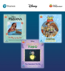 Pearson Bug Club Disney Year 1 Pack E, including decodable phonics readers for phase 5; Moana: The Way to the Sea, Toy Story: Andy's Party, The Princess and the Frog: The Sweetest Firefly