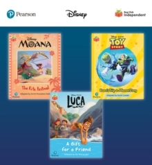 Pearson Bug Club Disney Year 1 Pack B, including decodable phonics readers for phase 5: Moana: The Kite Festival, Toy Story: Buzz's Trip to Planet Zurg, Luca: A Gift for a Friend