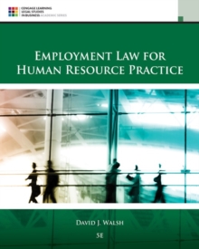 Employment Law for Human Resource Practice, Hardback Book Employment Law for Human Resource Practice, Hardback Book