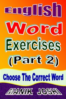 English Word Exercises (Part 2): Choose the Correct Word : English Worksheets, #2