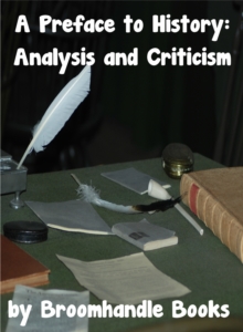 Preface to History: Analysis and Criticism