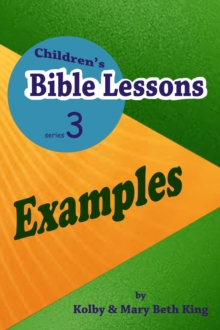 Children's Bible Lessons: Examples