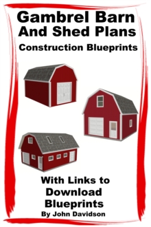 Gambrel Barn and Shed Plans Construction Blueprints