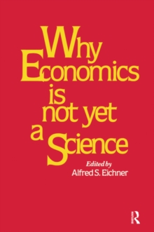 Why Economics is Not Yet a Science