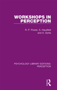 Workshops in Perception