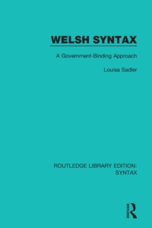 Welsh Syntax : A Government-Binding Approach