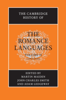 Cambridge History of the Romance Languages: Volume 2, Contexts