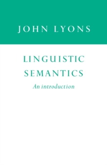 Linguistic Semantics : An Introduction