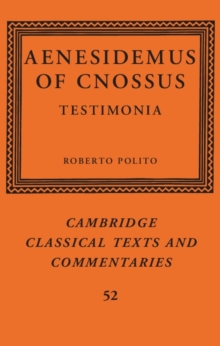 Aenesidemus of Cnossus : Testimonia