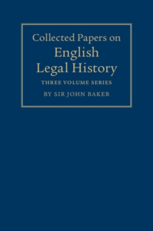 Collected Papers on English Legal History