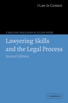 Lawyering Skills and the Legal Process