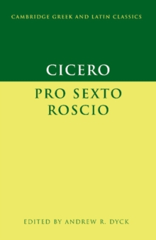 Cicero: 'Pro Sexto Roscio'