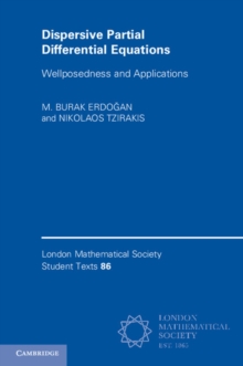 Dispersive Partial Differential Equations : Wellposedness and Applications, Paperback Book Dispersive Partial Differential Equations : Wellposedness and Applications, Paperback Book