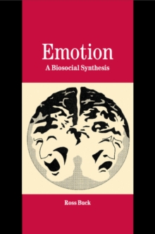 Emotion : A Biosocial Synthesis, Paperback / softback Book Emotion : A Biosocial Synthesis, Paperback / softback Book