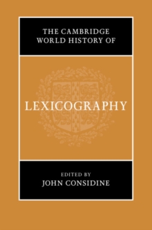 Cambridge World History of Lexicography