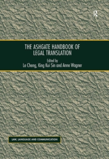 The Ashgate Handbook of Legal Translation