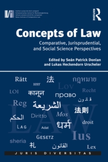 Concepts of Law : Comparative, Jurisprudential, and Social Science Perspectives