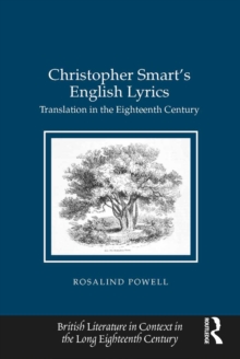 Christopher Smart's English Lyrics : Translation in the Eighteenth Century