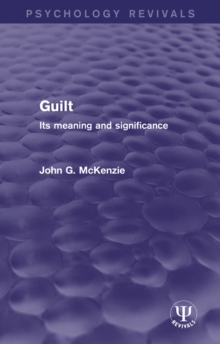 Guilt : Its Meaning and Significance