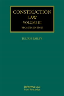 Construction Law : Volume III