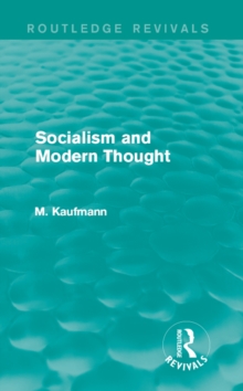 Socialism and Modern Thought