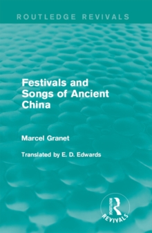 Festivals and Songs of Ancient China