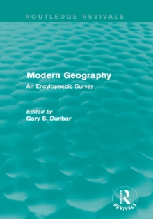 Modern Geography : An Encylopaedic Survey