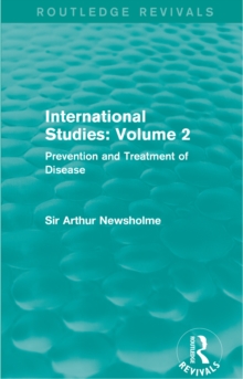 International Studies: Volume 2 : Prevention and Treatment of Disease