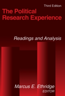 The Political Research Experience : Readings and Analysis