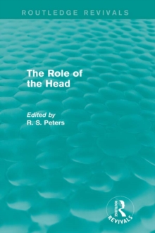 The Role of the Head (Routledge Revivals)