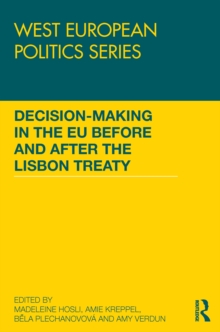 Decision making in the EU before and after the Lisbon Treaty