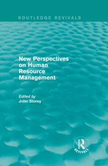 New Perspectives on Human Resource Management (Routledge Revivals)