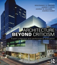 Architecture Beyond Criticism : Expert Judgment and Performance Evaluation