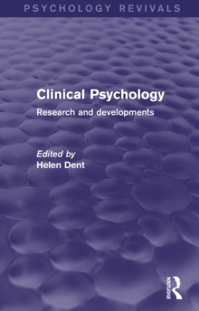 Clinical Psychology : Research and Developments