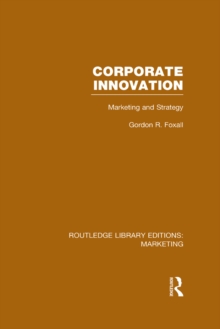 Corporate Innovation (RLE Marketing) : Marketing and Strategy