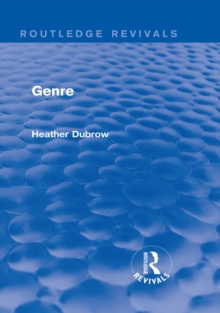 Genre (Routledge Revivals)