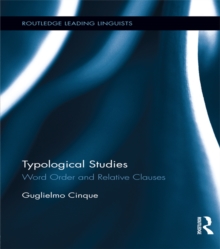 Typological Studies : Word Order and Relative Clauses